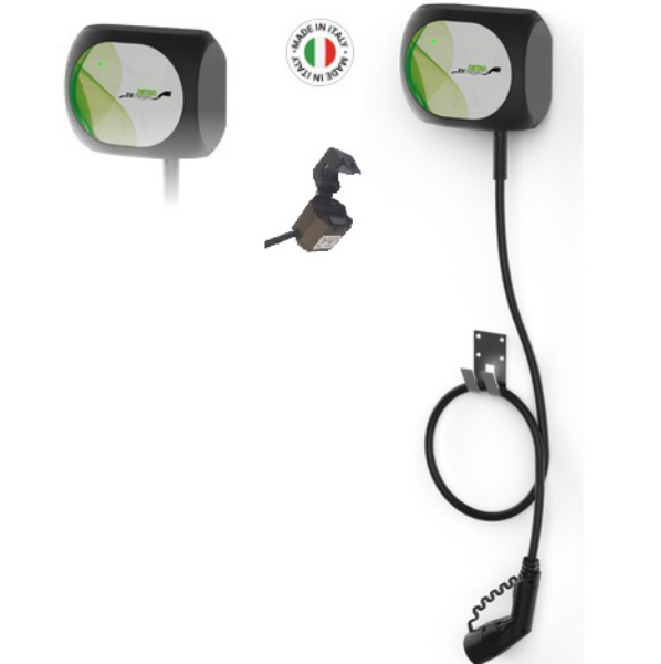 Immagine di Wallbox Prime Combo T2C 1PH 4G/S 230Vac 7,4KW 32A con cavo T2 + toroide (certificata sperimentazione GSE)