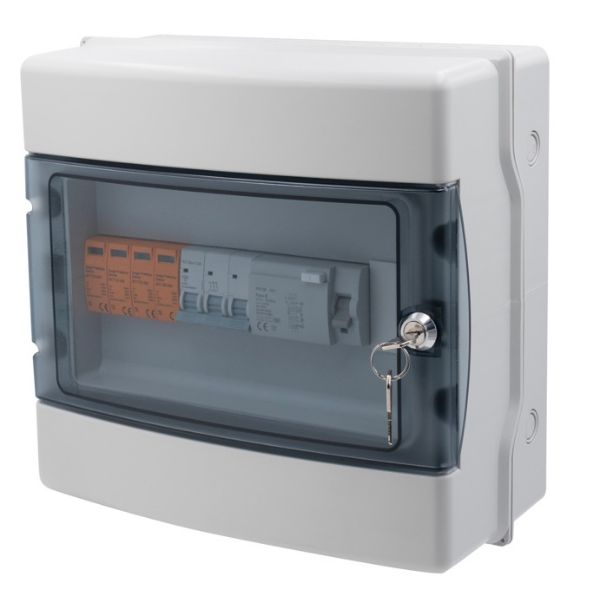 Immagine di WBT Quadro di alimentazione Trifase per UPS & WB con MCB, RCD SPD 400VAC 40A IP65