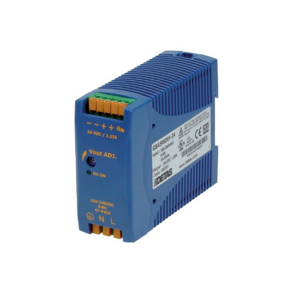 GSA SWD01/24 100-240VAC/24VDC 1,25A Alimentatore switching monofase